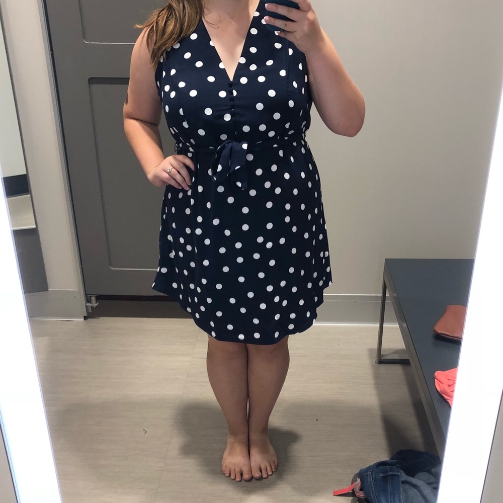 Polka-dot dress